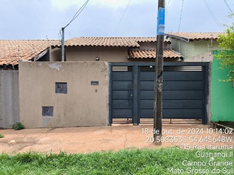 Casa em leilão em Campo Grande - MS — LOTE 132 CASA - CAMPO GRANDE