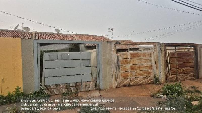 Casa em leilão em Campo Grande - MS — LOTE 167 CASA - CAMPO GRANDE