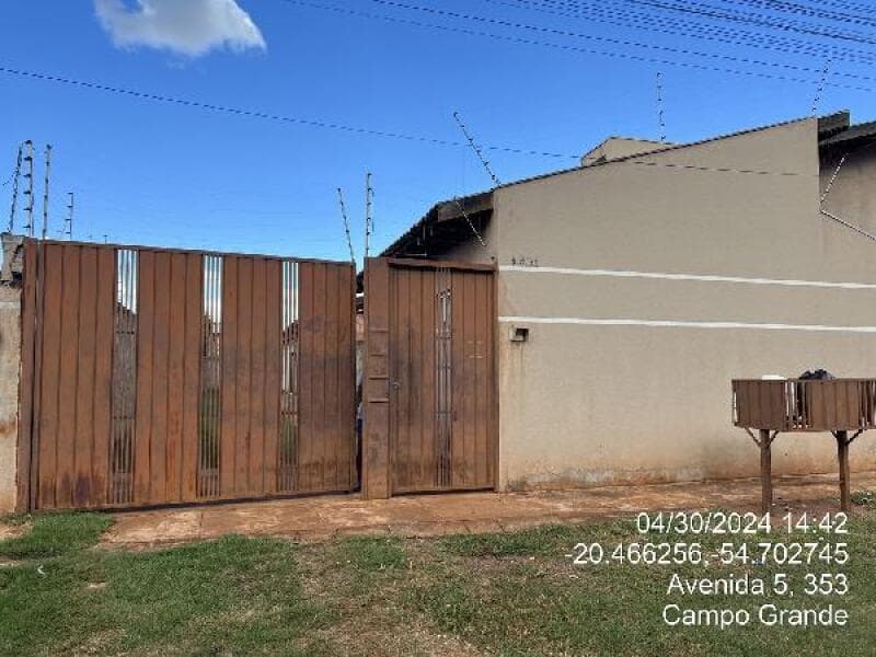 Casa em leilão em Campo Grande - MS — LOTE 136 CASA - CAMPO GRANDE