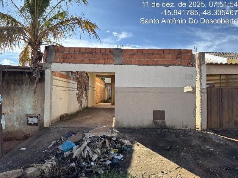 Casa em leilão em Santo Antônio Do Descoberto - GO, bairro Jardim Ana Beatriz Ii — LOTE 110 CASA - STO ANTÔNIO DO DESCOBERTO