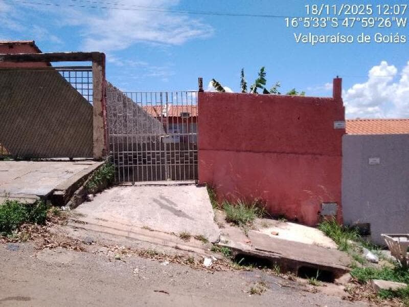 Casa em leilão em Valparaíso De Goiás - GO, bairro Valparaíso I - Etapa B — LOTE 125 CASA - VALPARAISO DE GOIAS