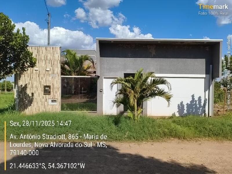 Casa em leilão em Nova Alvorada Do Sul - MS — LOTE 195 CASA - NOVA ALVORADA DO SUL