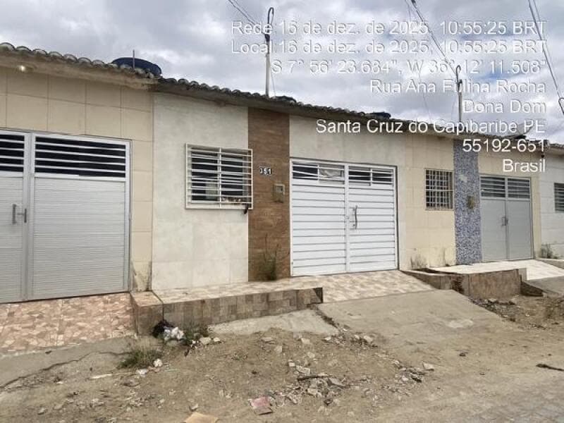 Casa em leilão em Santa Cruz Do Capibaribe - PE, bairro Loteamento Dona Lica — LOTE 254 CASA - SANTA CRUZ DO CAPIBARIPE