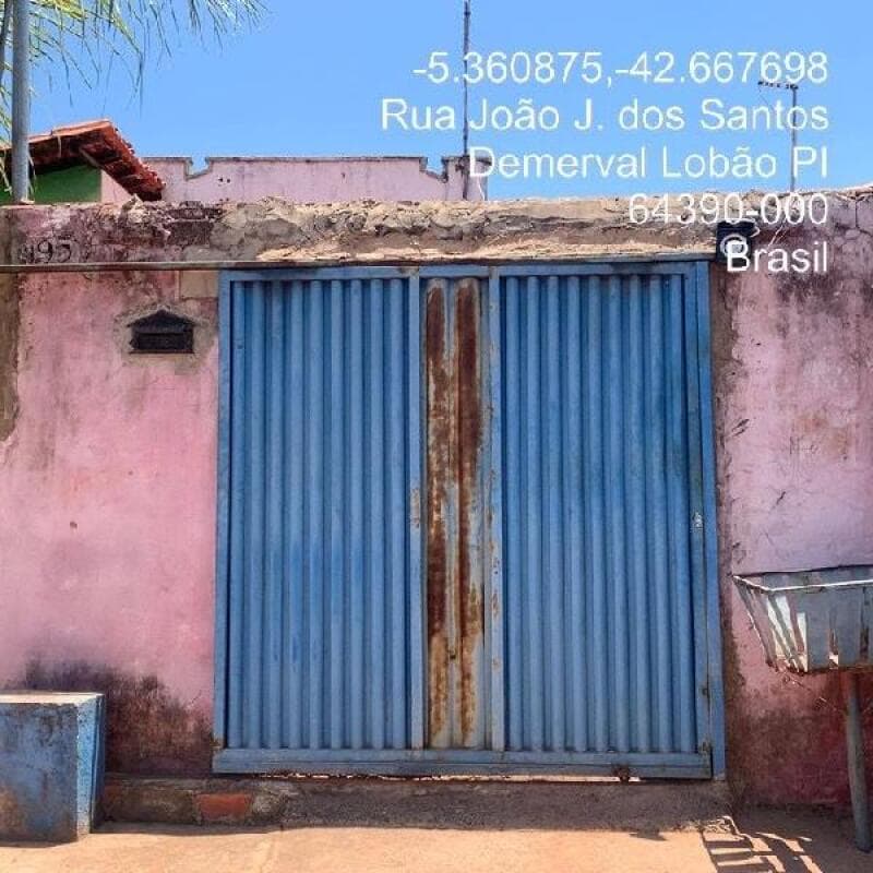 Casa em leilão em Demerval Lobão - PI — LOTE 261 CASA - DEMERVAL LOBÃO