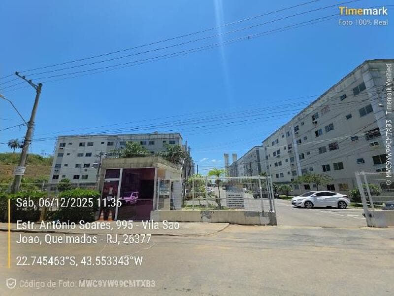 Apartamento em leilão em Queimados - RJ, bairro Vila São João — LOTE 345 APARTAMENTO - QUEIMADOS