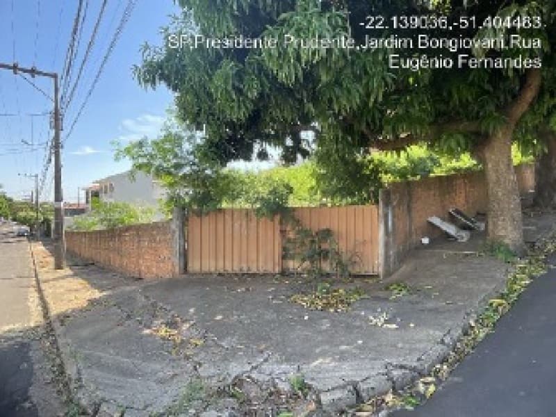 Terreno em leilão em Presidente Prudente - SP, bairro Jardim Bongiovani — LOTE 527 TERRENO - PRESIDENTE PRUDENTE