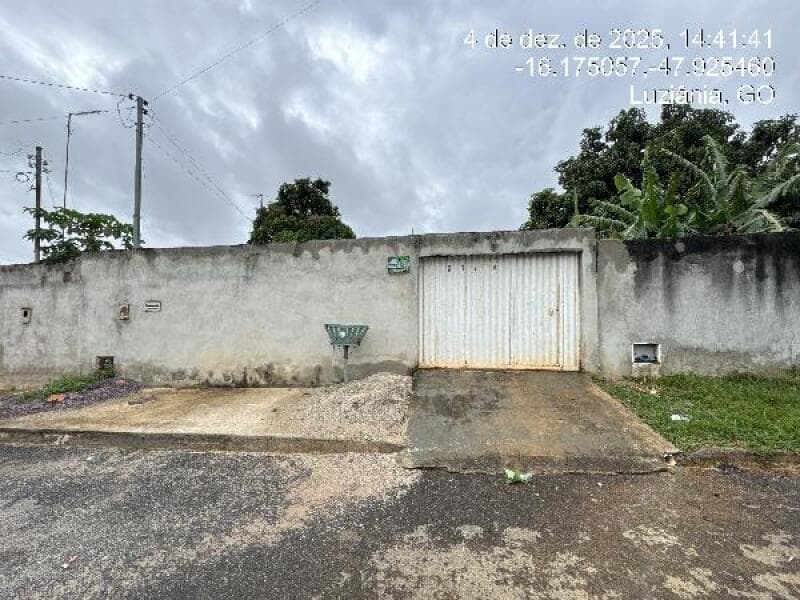 Casa em leilão em Luziânia - GO, bairro Cidade Industrial Fracaroli — LOTE 064 CASA - LUZIANIA