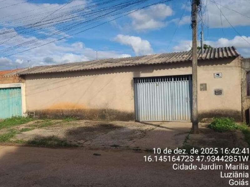 Casa em leilão em Luziânia - GO, bairro Jardim Marilia — LOTE 067 CASA - LUZIANIA