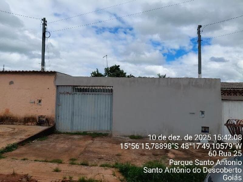 Casa em leilão em Santo Antônio Do Descoberto - GO, bairro Parque Santo Antônio — LOTE 099 CASA - STO ANTÔNIO DO DESCOBERTO