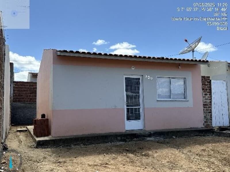 Casa em leilão em Santa Cruz Do Capibaribe - PE, bairro Malhada do Meio — LOTE 227 PE - SANTA CRUZ DO CAPIBARIBE