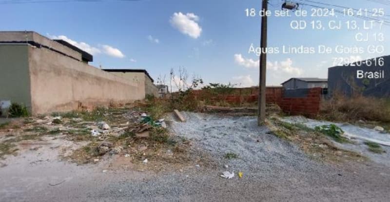 Terreno em leilão em Águas Lindas De Goiás - GO — LOTE 081 GO - ÁGUAS LINDAS DE GOIÁS