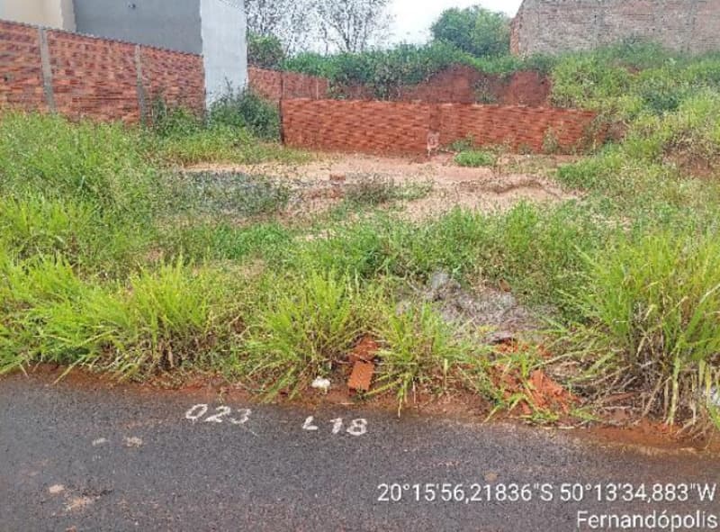 Terreno em leilão em Fernandópolis - SP — LOTE 478 SP - FERNANDÓPOLIS