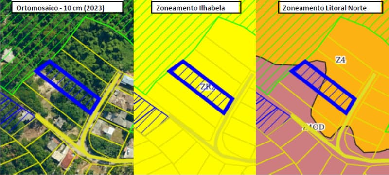 Foto 2 de 3: Terreno em leilão em Ilhabela - SP — LOTE 001 Terreno Localizado na Travessa da Raposa, 35 · Zabumba (lado sul)