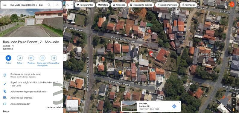 Foto 9 de 10: Terreno em leilão em Curitiba - PR — LOTE 001 Imóvel