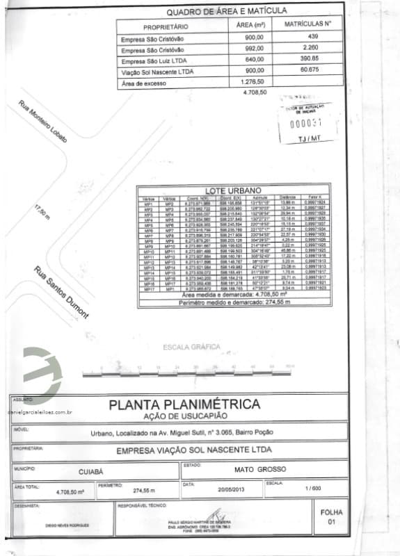 Foto 2 de 7: Terreno em leilão em Cuiabá - MT — LOTE 051 Imóveis