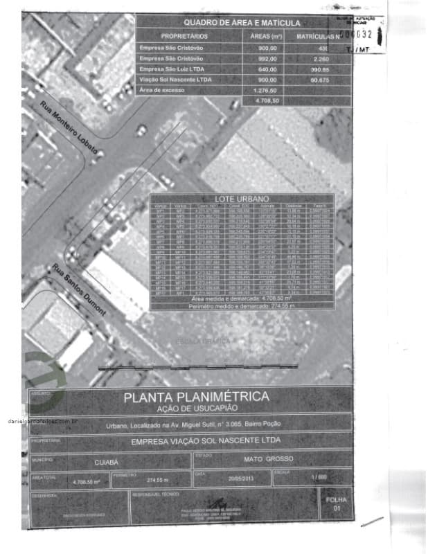 Foto 3 de 7: Terreno em leilão em Cuiabá - MT — LOTE 051 Imóveis