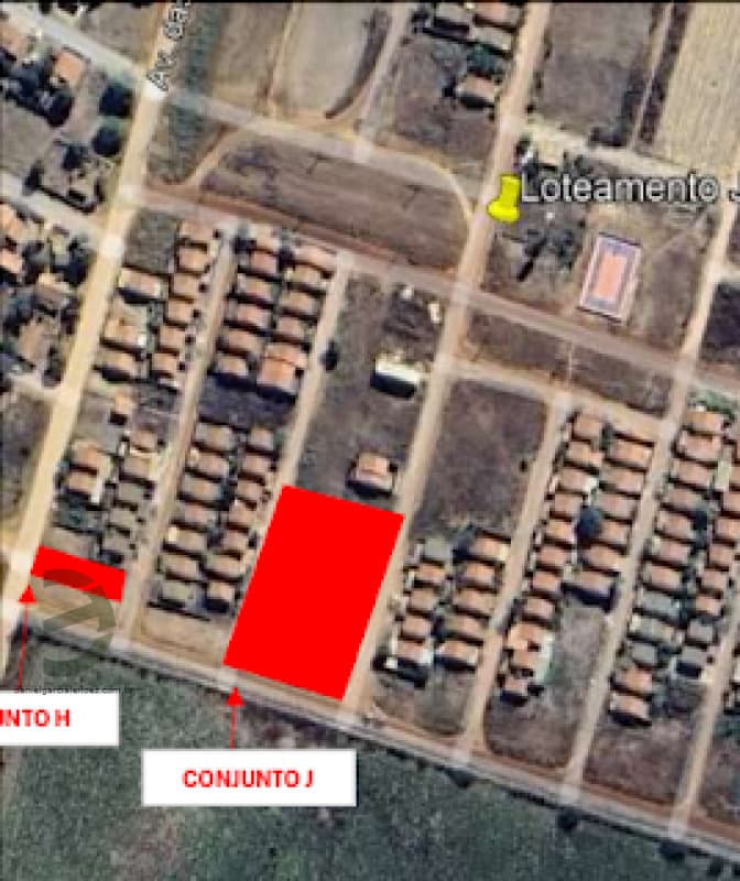 Foto 1 de 8: Terreno em leilão em Flores De Goiás - GO, bairro Jardim Alvorada — LOTE 016 Terreno