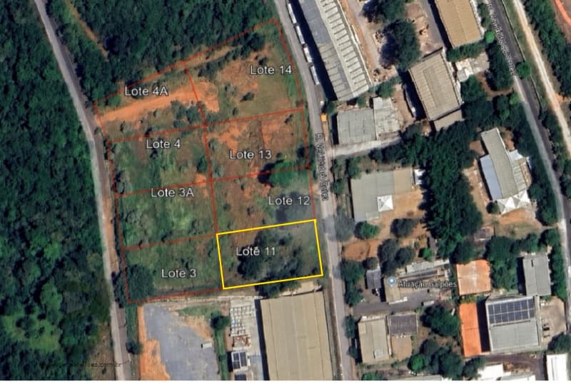 Terreno em leilão em Lagoa Santa - MG, bairro Distrito Industrial Genselo Aparecido de Oliveira — LOTE 005 Terreno