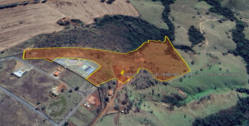 Terreno em leilão em Lagoa Formosa - MG — LOTE 023 Terreno