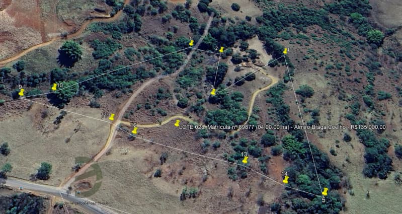 Terreno em leilão em Lagoa Formosa - MG — LOTE 028 Terreno