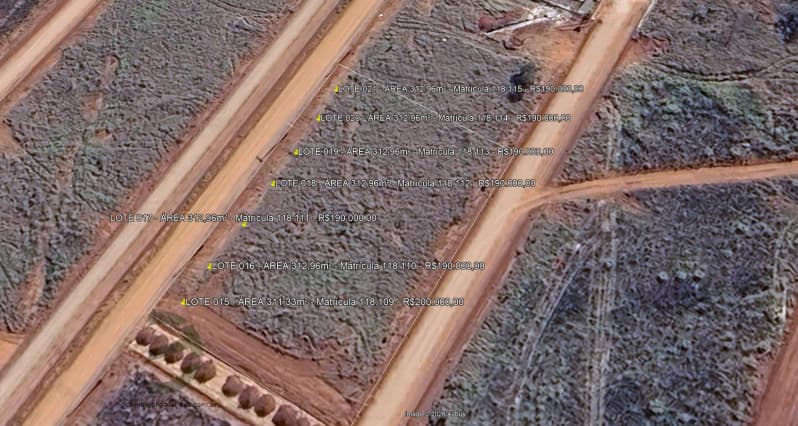 Terreno em leilão em Lagoa Formosa - MG, bairro Jardim Botânico — LOTE 014 DIVERSOS