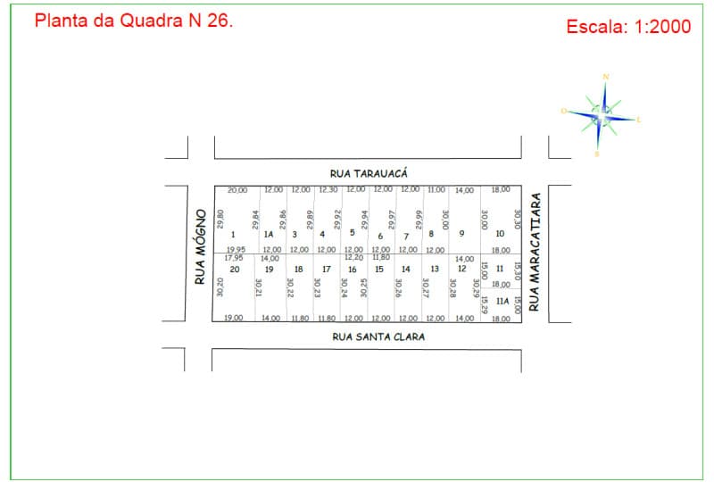 Comercial em leilão em Ji-paraná - RO — LOTE 001 IMÓVEL URBANO EM JI-PARANÁ/RO