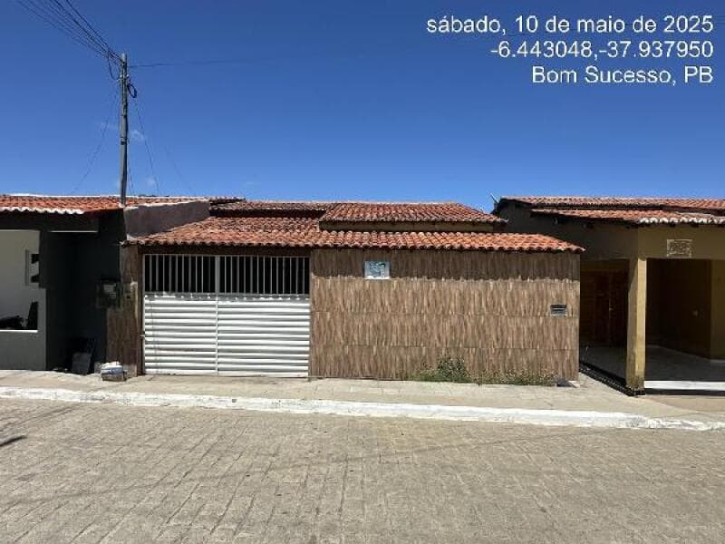 Casa em leilão em Bom Sucesso - PB — LOTE 157 Casa