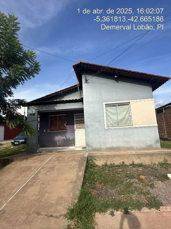Casa em leilão em Demerval Lobão - PI — LOTE 187 Casa