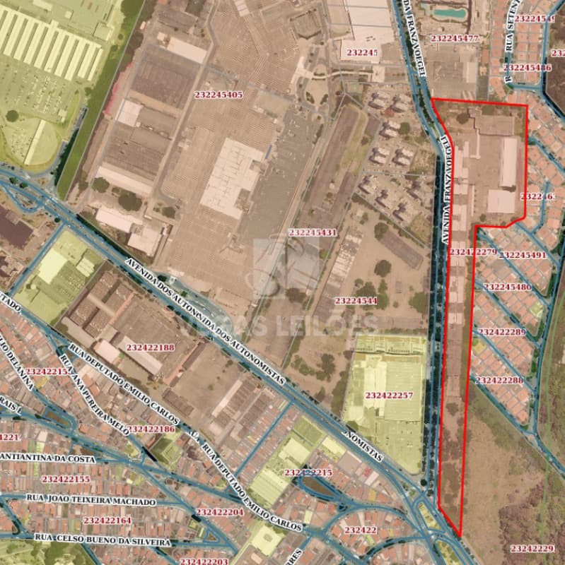 Comercial em leilão em Osasco - SP, bairro Vila Yara — LOTE 001 Prédio comercial com 40.453,88m² em Osasco/SP