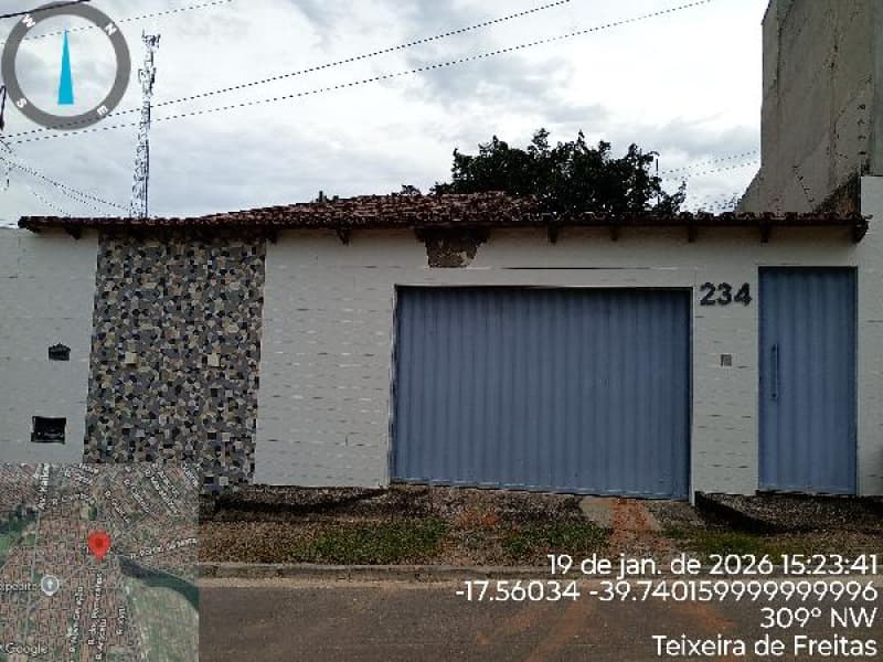 Casa em leilão em Teixeira De Freitas - BA, bairro Kaikan Sul — LOTE 025 Casa