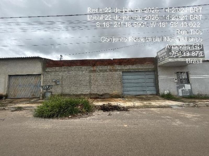 Casa em leilão em Anápolis - GO, bairro Residencial do Cerrado — LOTE 049 Casa