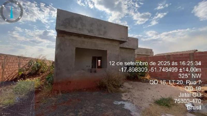 Casa em leilão em Jataí - GO — LOTE 068 Casa