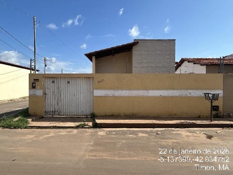 Casa em leilão em Timon - MA, bairro Baixa do Coco — LOTE 110 Casa