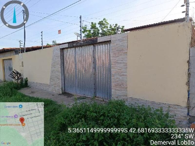 Casa em leilão em Demerval Lobão - PI, bairro Centro — LOTE 178 CASA