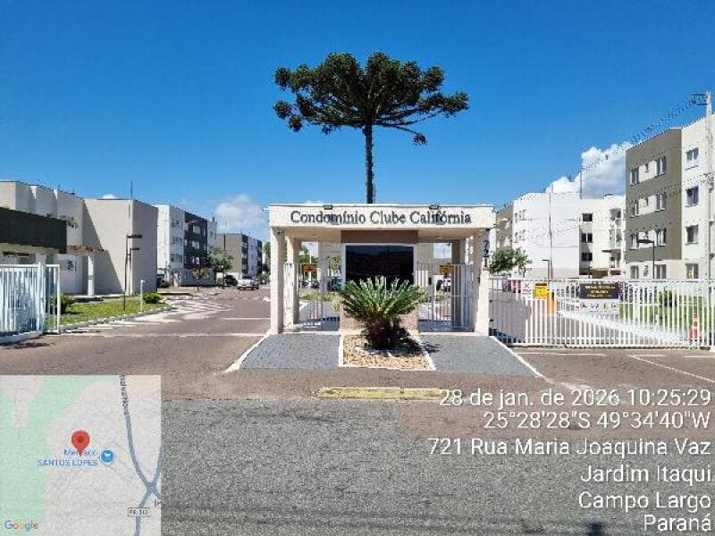 Apartamento em leilão em Campo Largo - PR, bairro Jardim Itaquí — LOTE 195 APARTAMENTO