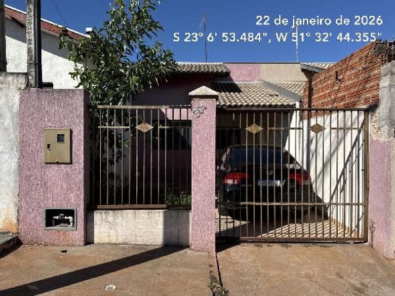 Casa em leilão em Jaguapitã - PR, bairro Centro — LOTE 201 CASA