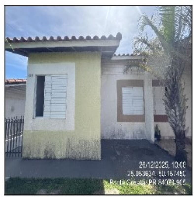 Casa em leilão em Ponta Grossa - PR, bairro Boa Vista — LOTE 206 CASA