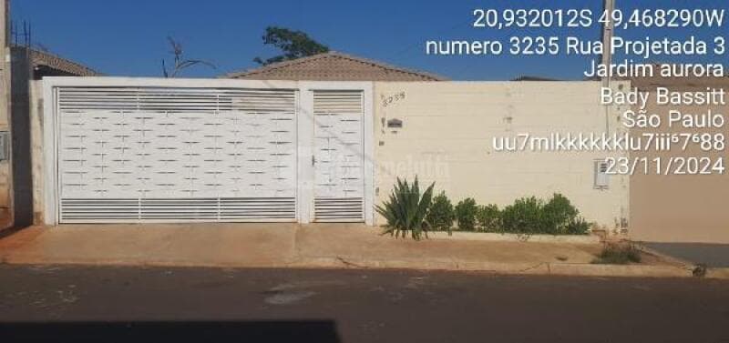 Casa em leilão em Bady Bassitt - SP — LOTE 531 BADY BASSITT/SP