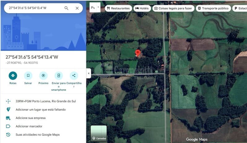 Foto 7 de 8: Area Rural em leilão em Porto Lucena - RS — LOTE 002 5.000m² na Linha 1° de Março, Porto Lucena/RS