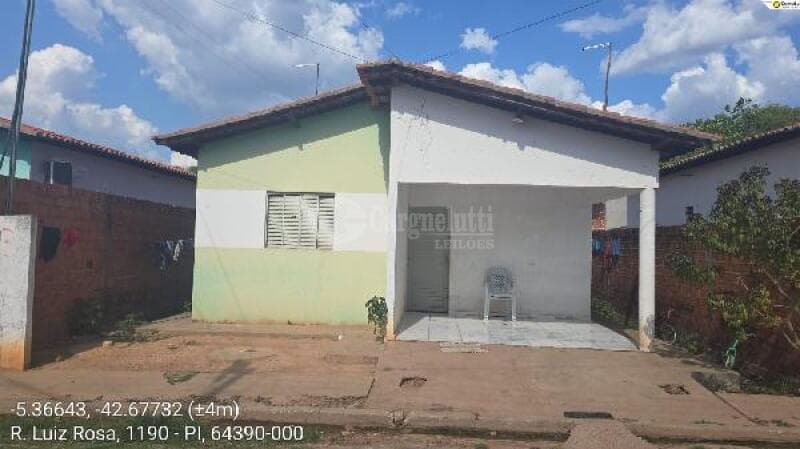 Casa em leilão em Demerval Lobão - PI — LOTE 202 DEMERVAL LOBAO/PI