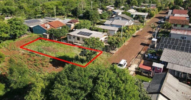 Terreno em leilão em Guarani Das Missões - RS, bairro Santa Fé — LOTE 002 Imóvel na Rua Clemente Vicente Binkowski, Santa Fé, Guarani das Missões/RS
