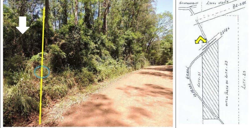 Foto 3 de 6: Terreno em leilão em Guarani Das Missões - RS — LOTE 010 5,497703 HAS DE PARTE DO LOTE RURAL Nº 29 DA LINHA SECA – GUARANI DAS MISSÕES/RS