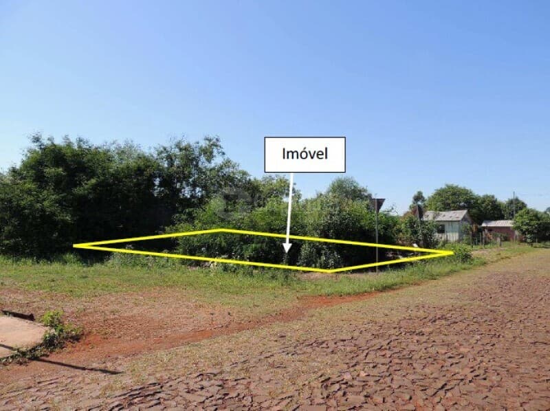 Foto 2 de 4: Terreno em leilão em Cerro Largo - RS, bairro São José — LOTE 017 IMOVEL DO LOTE Nº 1 DA QUADRA “H” – RUA JOÃO SCHMIDT ESQUINA COM A RUA HERMETO MIGUEL SCHER