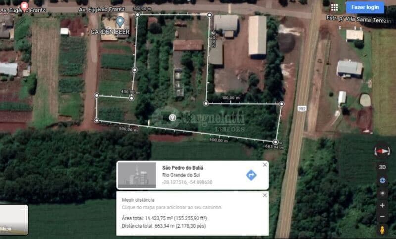 Foto 23 de 23: Terreno em leilão em São Pedro Do Butiá - RS — LOTE 003-2 Área de 14.421,38m², na Av. Dr. Eugênio Frantz, São Pedro do Butiá/RS - PARCELADO 25% DE