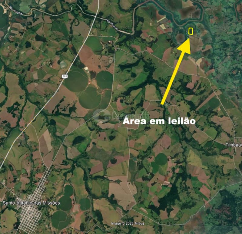 Foto 1 de 3: Terreno em leilão em Bossoroca - RS — LOTE 001 7ha em Bossoroca/RS