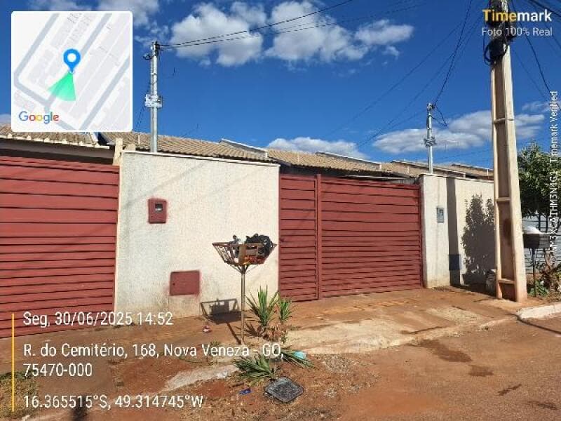 Casa em leilão em Nova Veneza - GO — LOTE 071 Casa