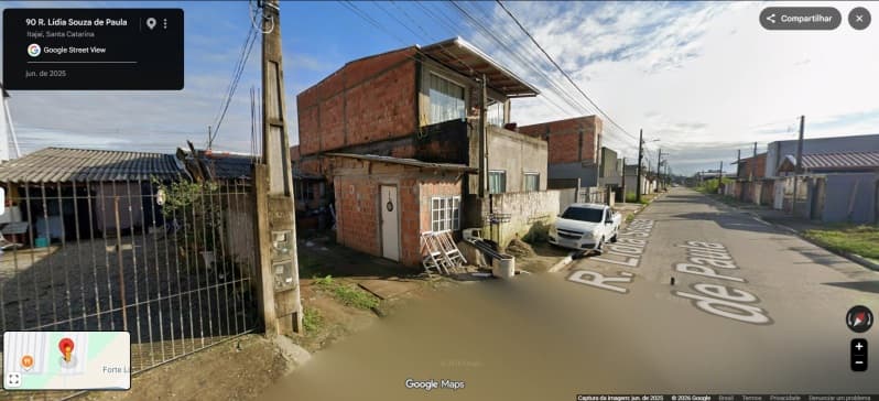Foto 2 de 4: Terreno em leilão em Itajaí - SC, bairro Espinheiros — LOTE 001 Terreno urbano com ou sem benfeitorias