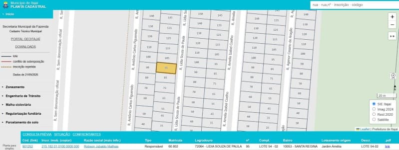 Foto 3 de 4: Terreno em leilão em Itajaí - SC, bairro Espinheiros — LOTE 001 Terreno urbano com ou sem benfeitorias