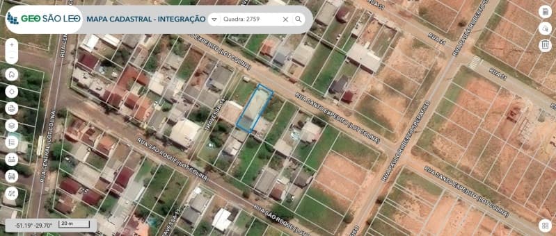 Foto 4 de 4: Casa em leilão em São Leopoldo - RS — LOTE 001 FRAÇÃO DE 50% DE UMA CASA (NÃO AVERBADA) NO BAIRRO BOA VISTA EM SÃO LEOPOLDO/RS - JUSTIÇA D