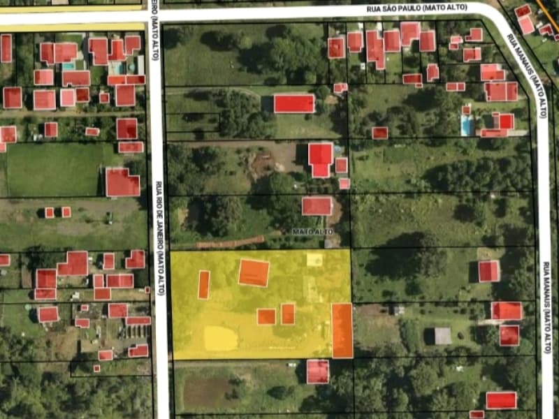 Terreno em leilão em Gravataí - RS, bairro Mato Alto — LOTE 001 TERRENO DE 6.000M2 (COM CASA NÃO AVERBADA) EM GRAVATAÍ/RS